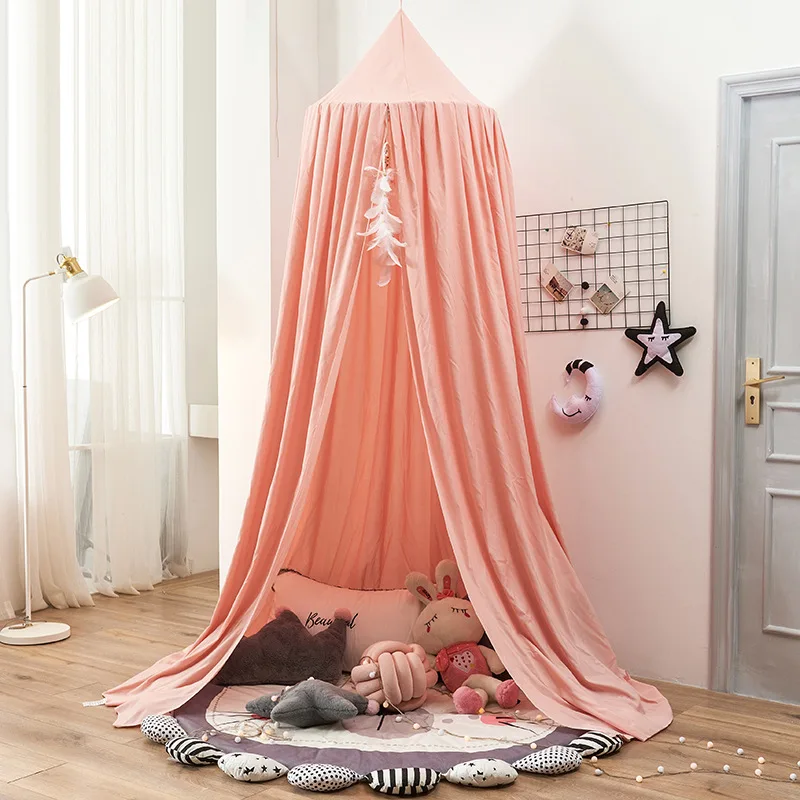 tente de lit rose pour enfant