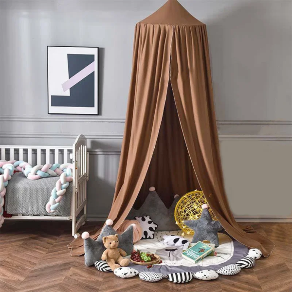 Ciel de lit bébé - tente magique, douceur enfantine, rêve noyé