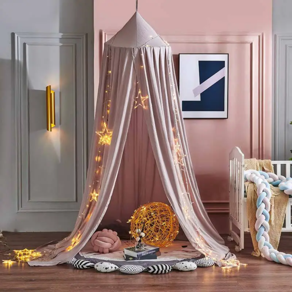 Ciel de lit bébé - chambre étoilée