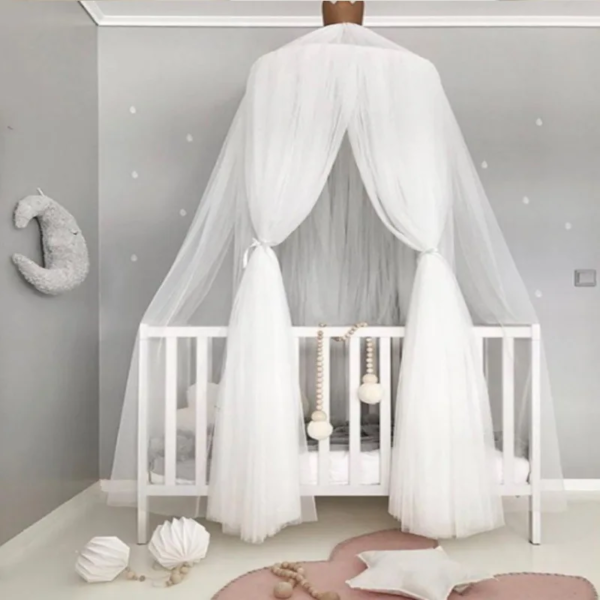 ciel de lit bébé - Lune Douce
