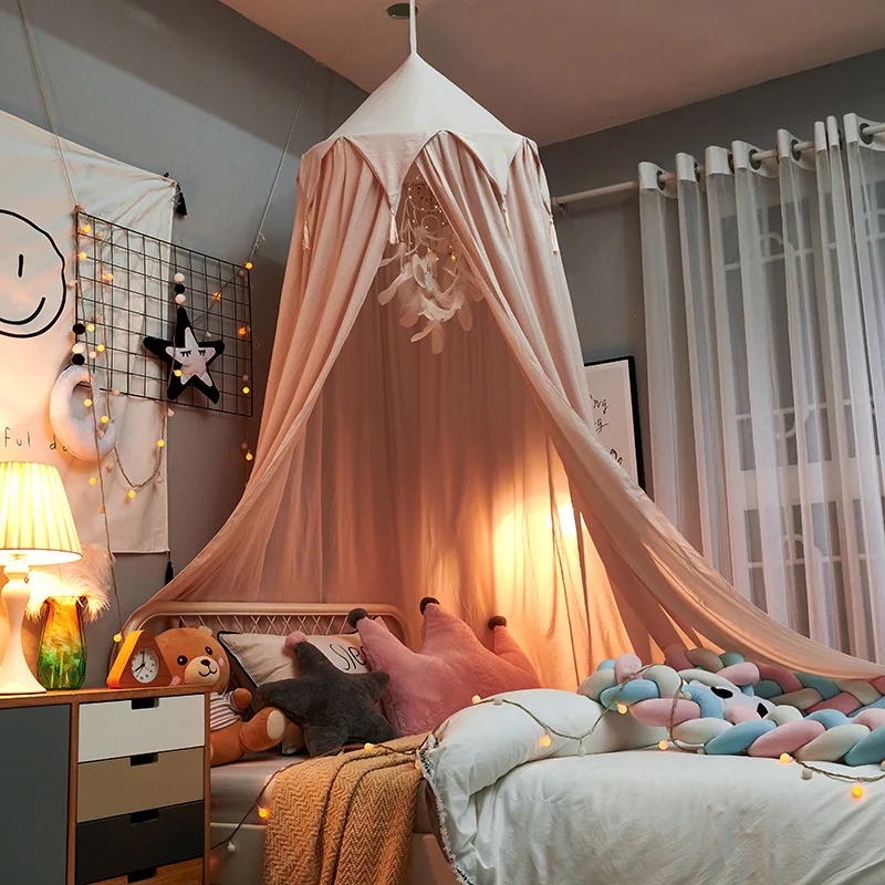 ciel de lit bébé avec support